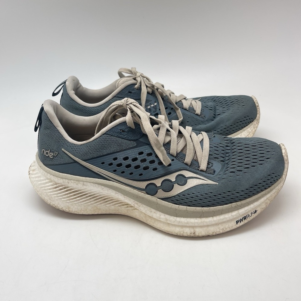 Saucony Ride 17 Sneakers‎ Womens 8 S10924-212 Blue Running Athletic Shoes